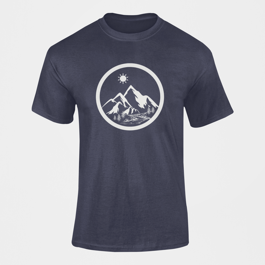 Life in the Mountains Unisex T-Shirt – Ocean Positive, Printed to Order in Canada