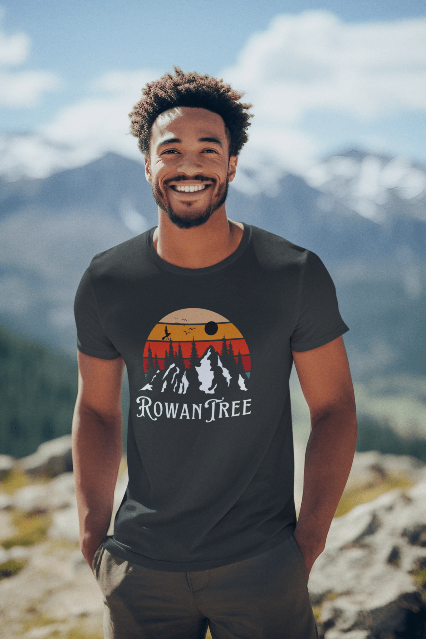 RowanTree Mountains Unisex T-Shirt