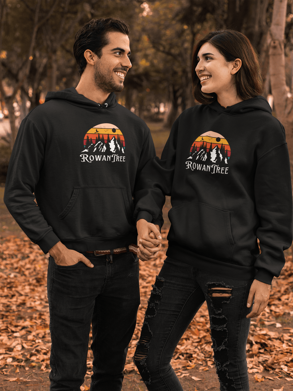 RowanTree Mountains Unisex Hoodie