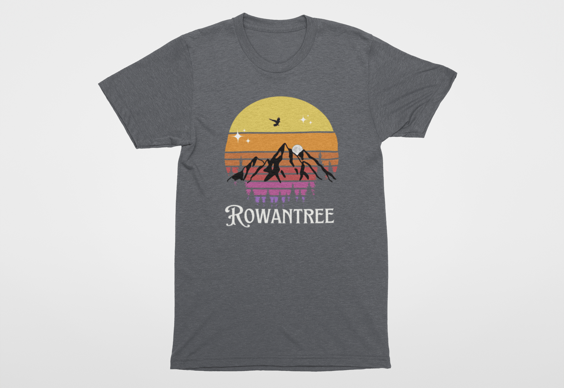 Retro Moonrise Mischief Unisex Tee – Ocean Positive, Printed in Canada