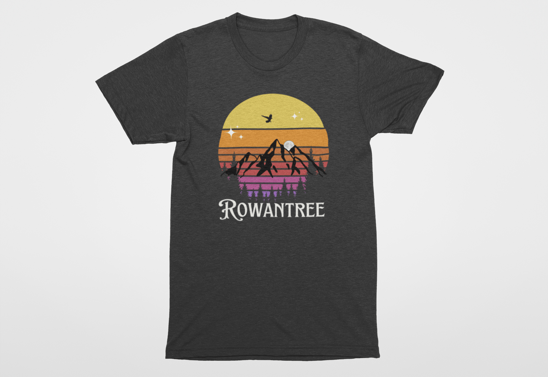 Retro Moonrise Mischief Unisex Tee – Ocean Positive, Printed in Canada