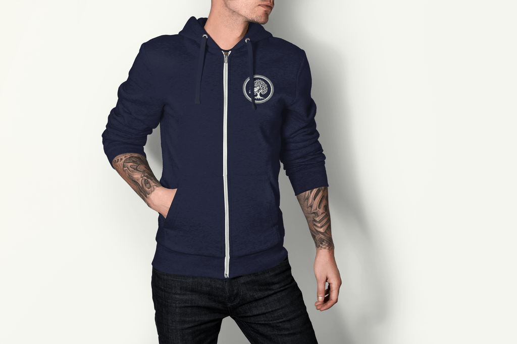 RowanTree Roots Unisex Zip Up Hoodie