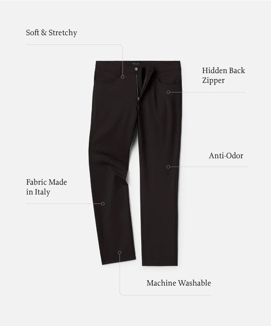 Men's Relaxed Merino Travel Pants