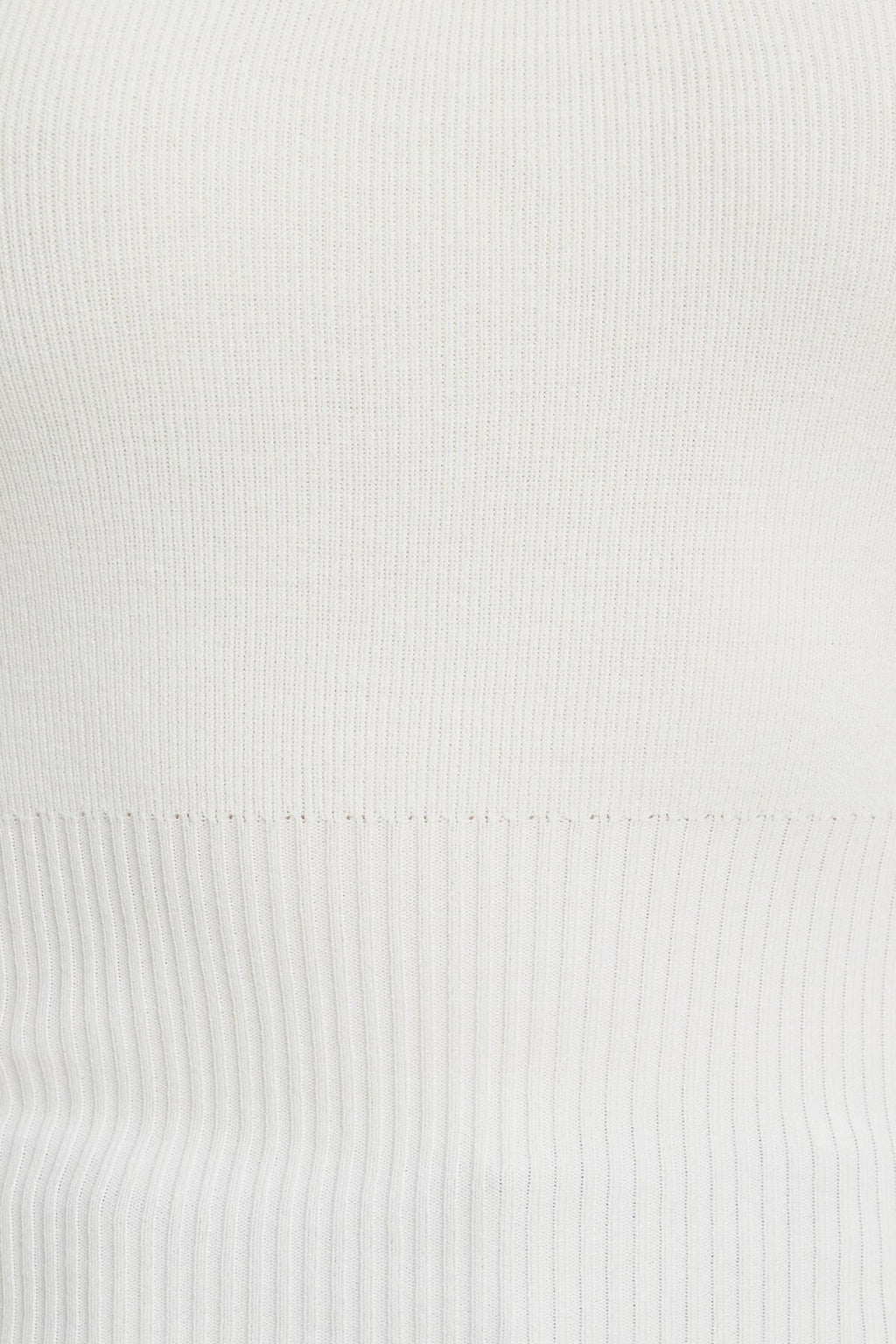 Pull côtelé à encolure dégagée Alyssa