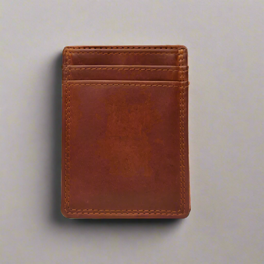 Portefeuille à pince à billets en cuir pour homme Rugged Earth