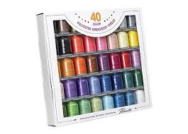 Ensemble de fils à broder Brother 40 couleurs