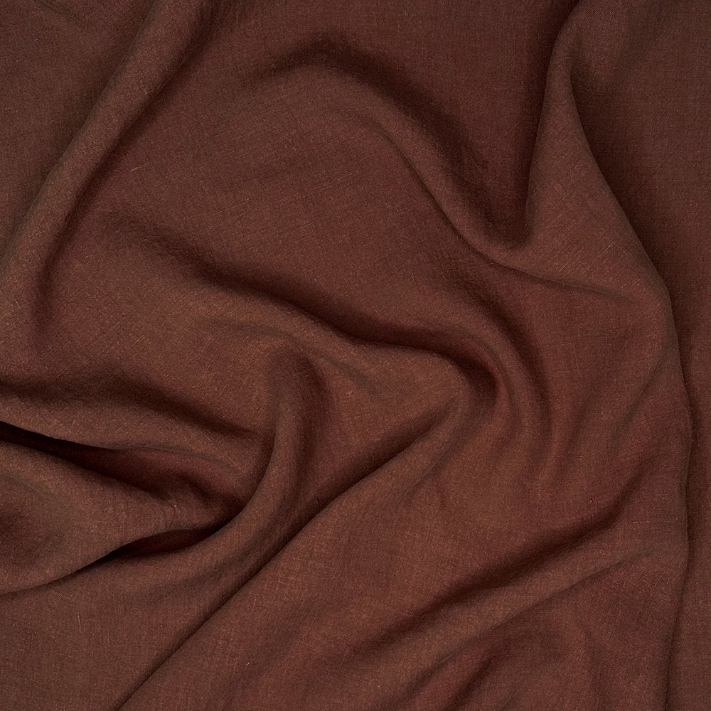 Sahara Linen - Chocolate, 1/4 yard