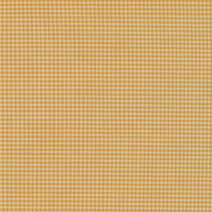 Sevenberry Crawford Gingham 1/16" - Mustard, 1/4 yard