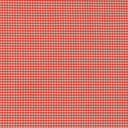 Sevenberry Crawford Gingham 1/16" - Terracotta, 1/4 yard
