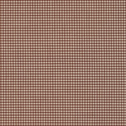 Sevenberry Crawford Gingham 1/16" - Brown, 1/4 yard