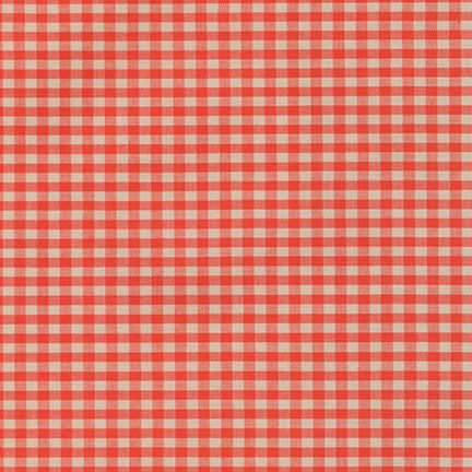 Sevenberry Crawford Gingham 1/8" - Terracotta, 1/4 yard