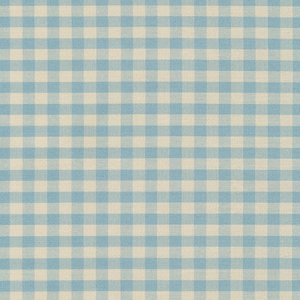 Sevenberry Crawford Gingham 1/4" - Blue, 1/4 yard