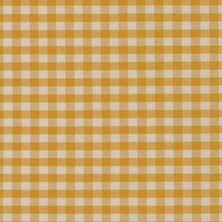Sevenberry Crawford Gingham 1/4" - Mustard, 1/4 yard