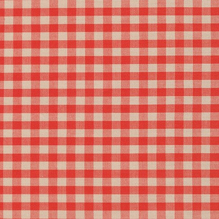 Sevenberry Crawford Gingham 1/4" - Terracotta, 1/4 yard