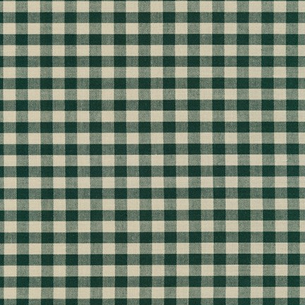 Sevenberry Crawford Gingham 1/4" - Forest, 1/4 yard