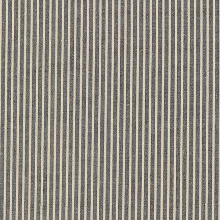 Sevenberry Crawford Stripes - Black, 1/4 yard