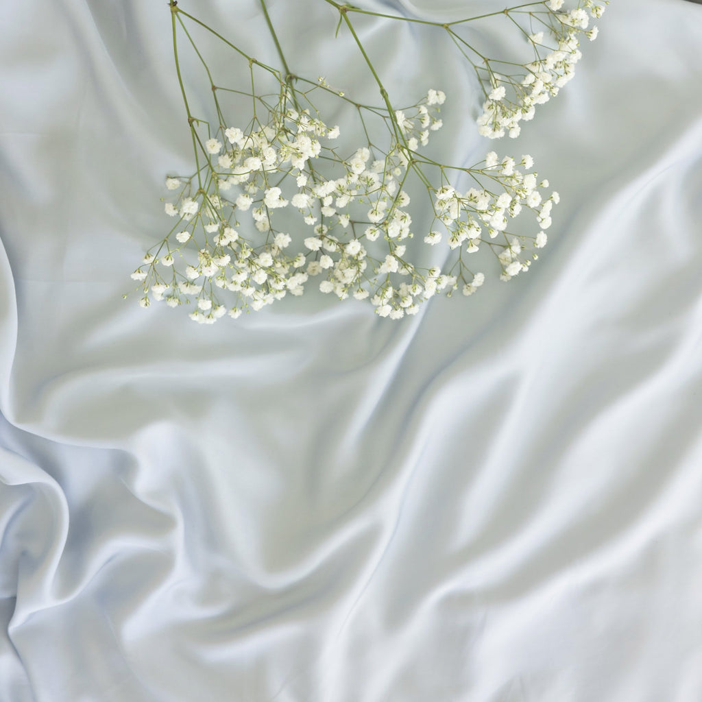 Ensemble de draps en satin de bambou biologique