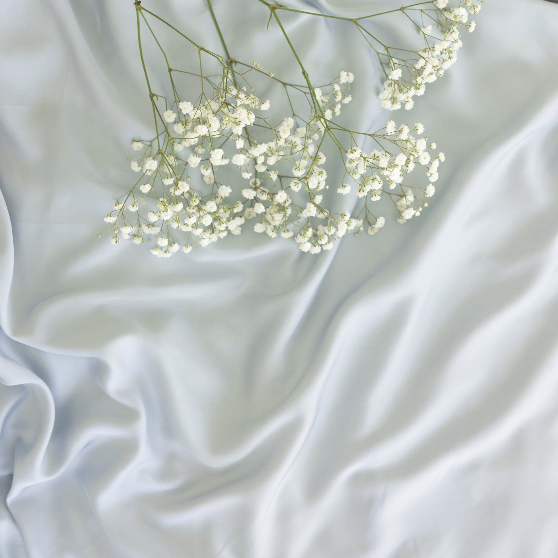 Ensemble de draps en satin de bambou biologique