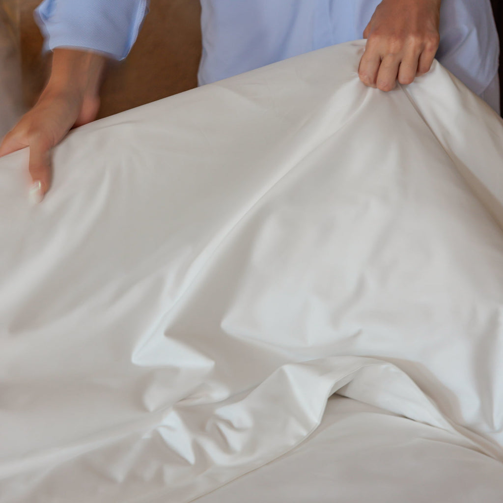 Ensemble de housse de couette en coton à fibres longues
