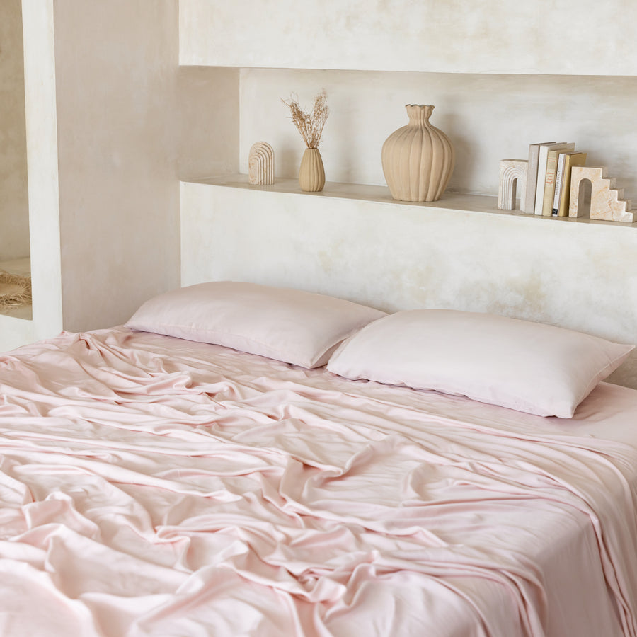 Ensemble de housse de couette en sergé de bambou biologique