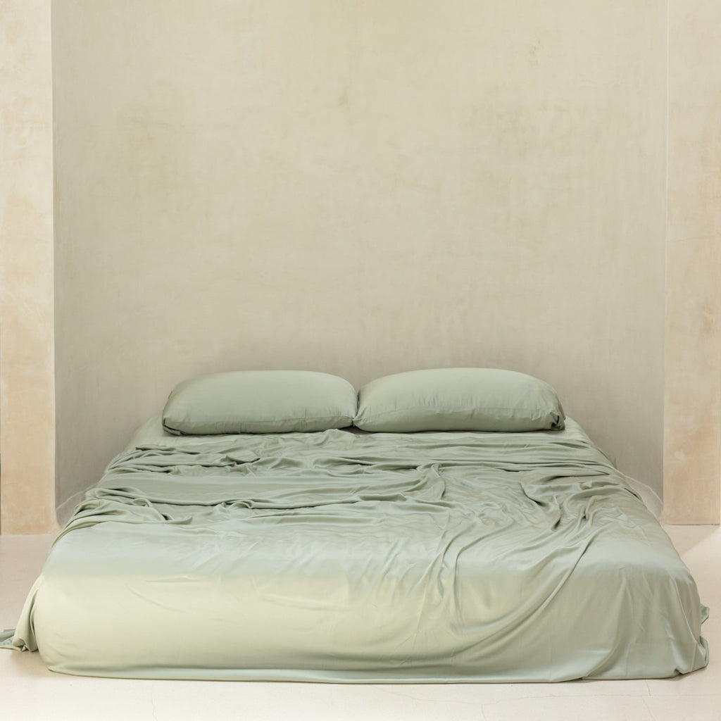 Organic Bamboo Sateen Bed Sheet Set