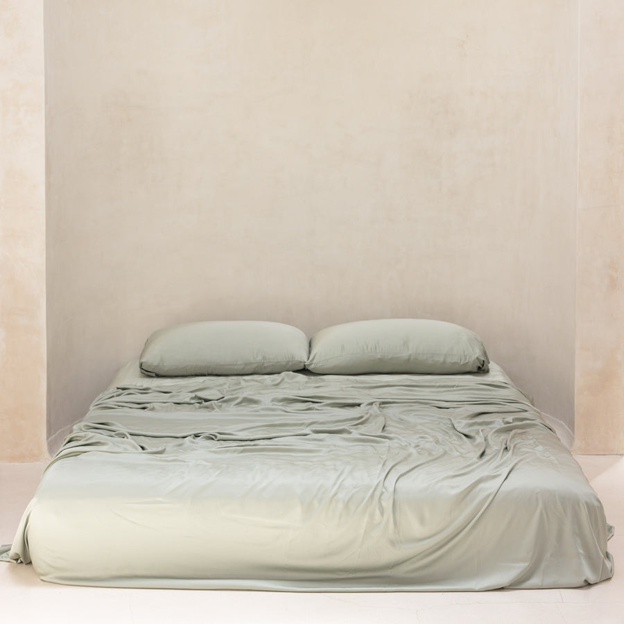 Organic Bamboo Sateen Bed Sheet Set