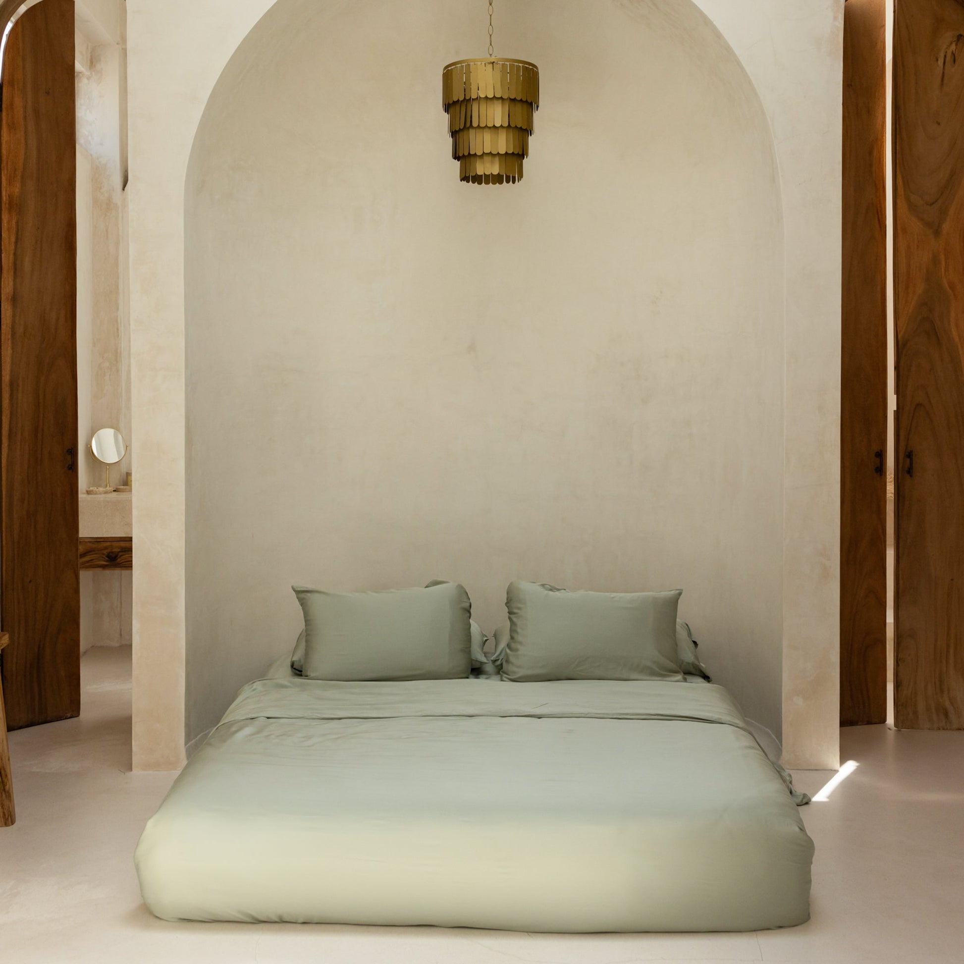 Organic Bamboo Sateen Duvet Cover Set