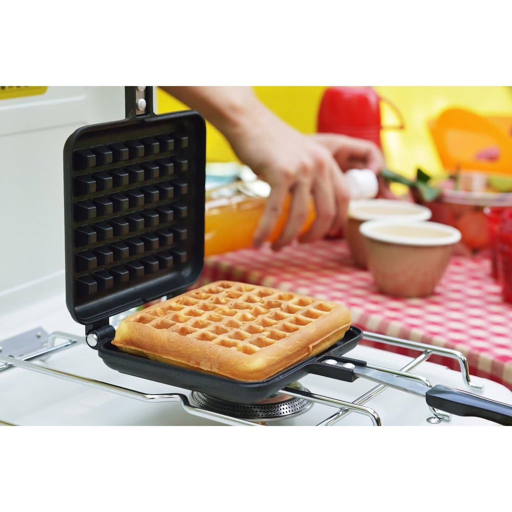 Yoshikawa Hot Waffle Maker – Japanese Stovetop Waffle Iron (Gas Stove Only)