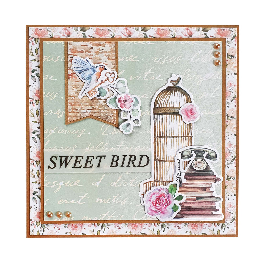 SL Mixed Paper Pad Lovely Vintage Essentials 148x210x9mm 42 SH nr.22