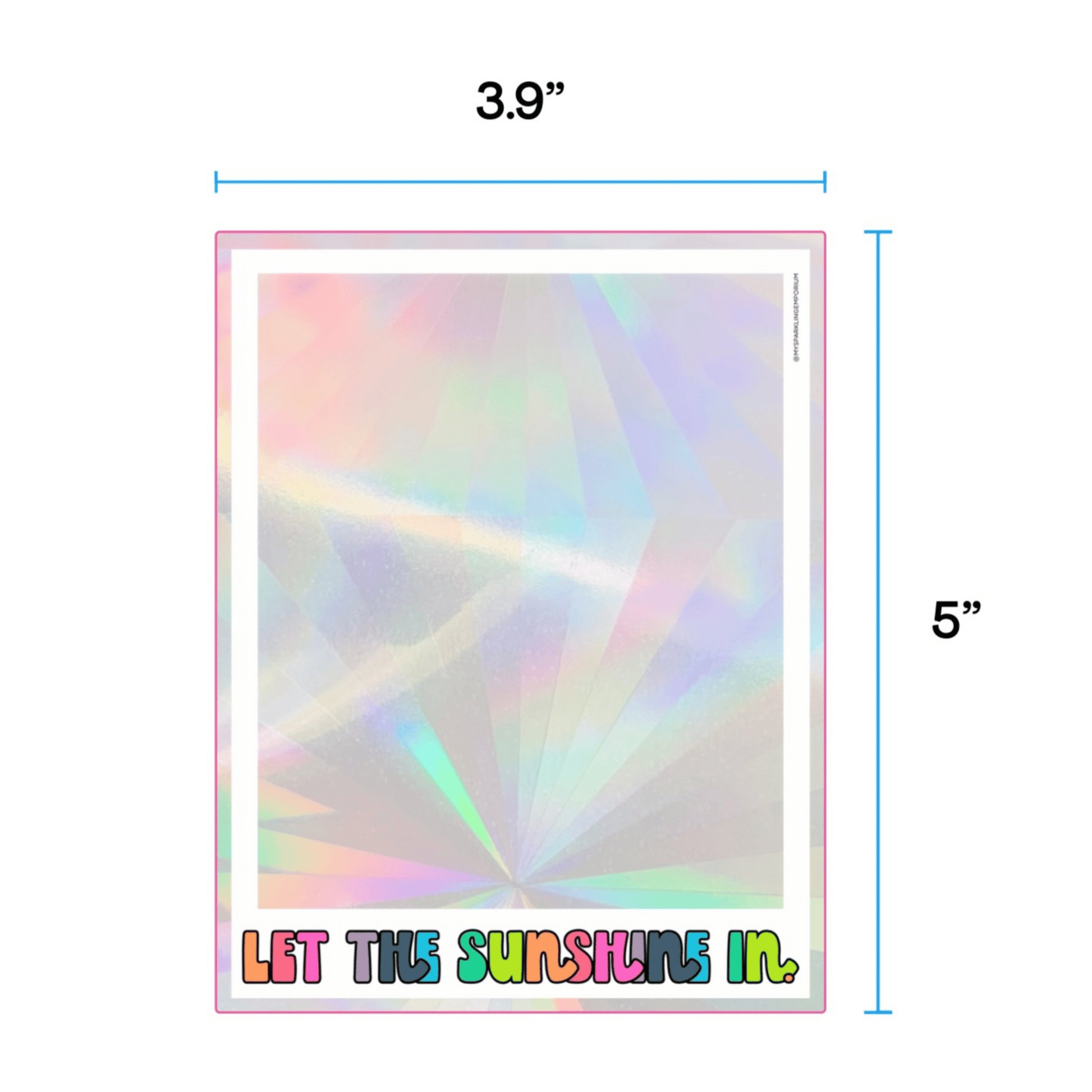 Snapshot Suncatcher Sticker