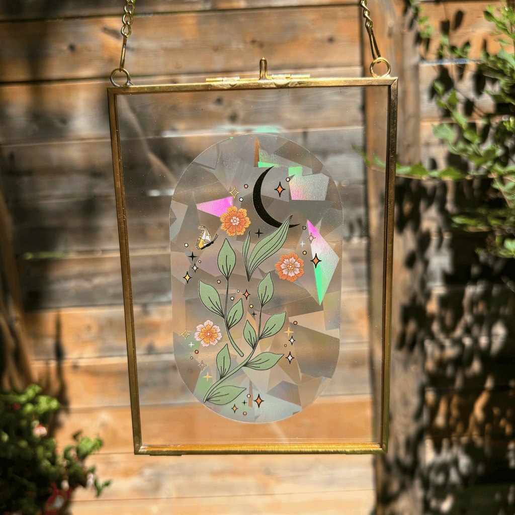 Midnight Sprout Suncatcher Sticker
