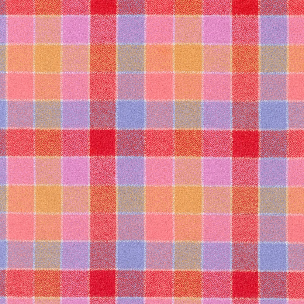Mammoth Junior Flannel - Punch, 1/4 yard