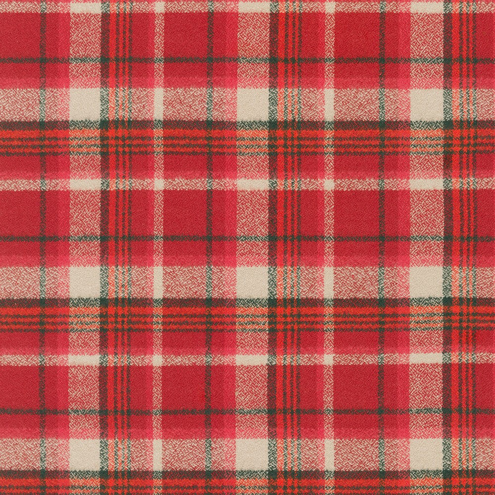 Mammoth Organic Flannel - Cardinal, 1/4 yard