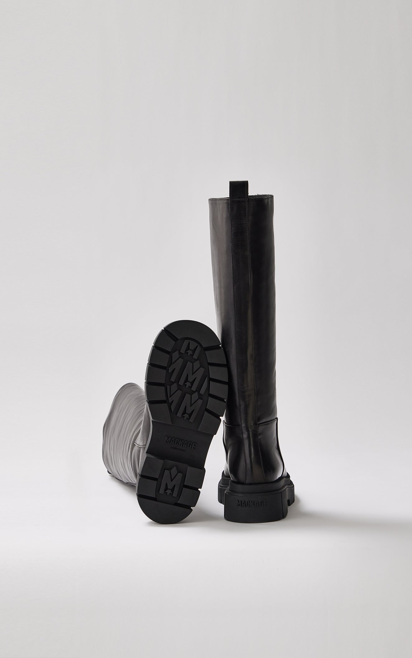 Botte en cuir COMMANDER doublée de peau de mouton (R) pour femme