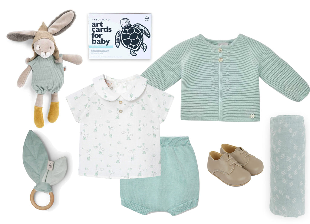 Our Little Bunny Baby Gift Basket