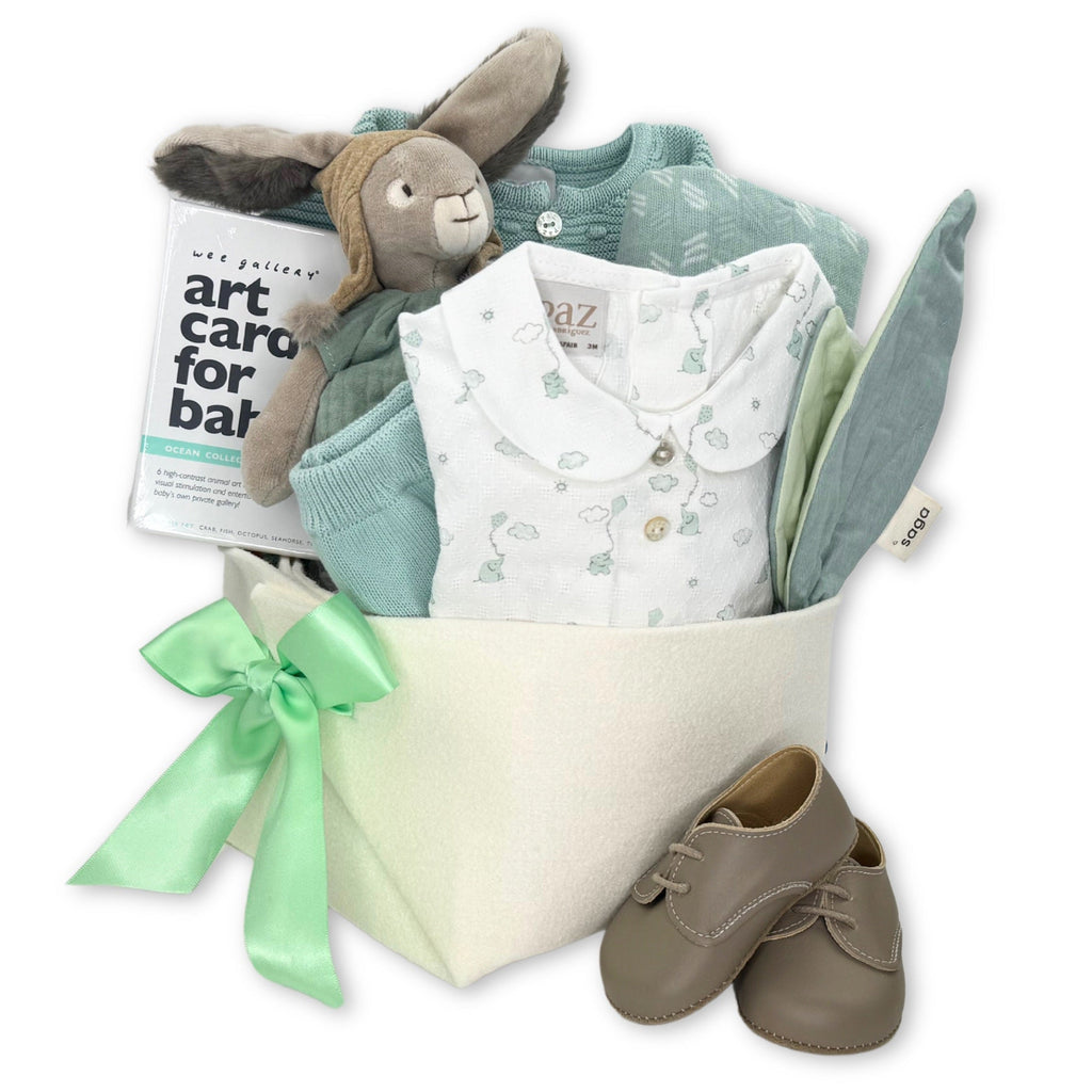 Our Little Bunny Baby Gift Basket