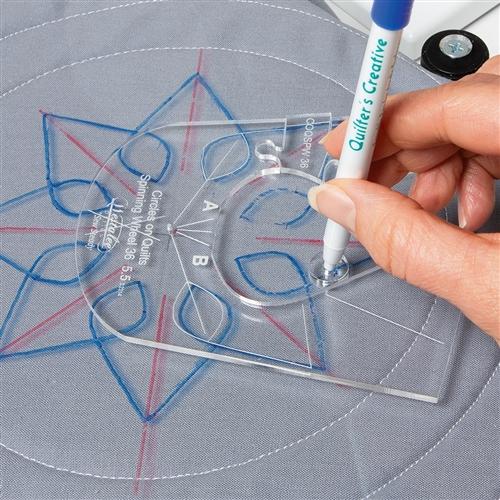 Stylo effaçable créatif Quilter's - Bleu