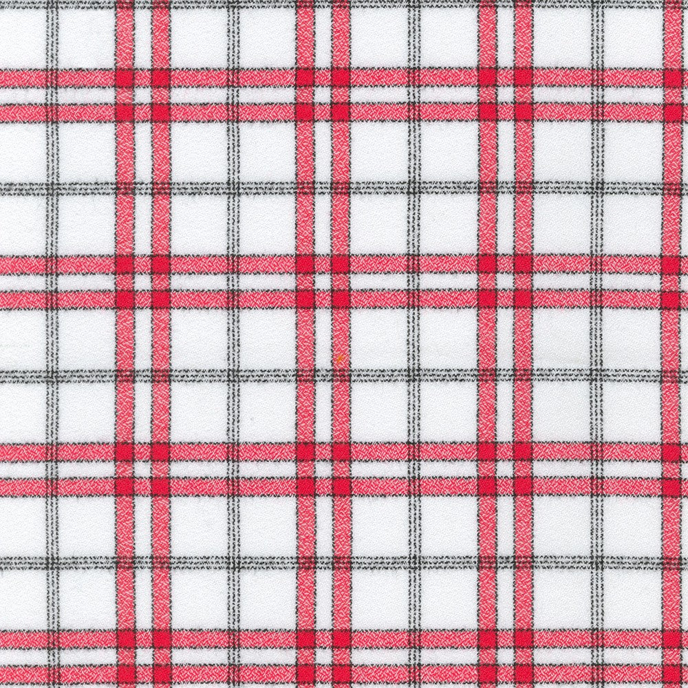 Mammoth Junior Flannel - Strawberry, 1/4 yard