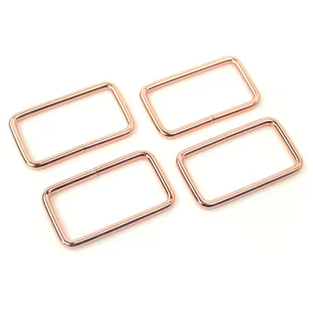 Sallie Tomato Set of Four Rectangle Rings 1.5"