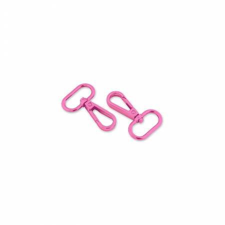 Paire de crochets pivotants roses Tula Pink 1"
