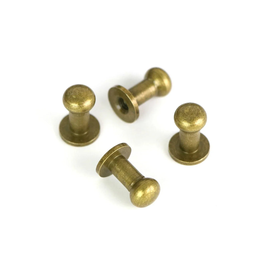 Boutons à tige haute : lot de 4, style antique