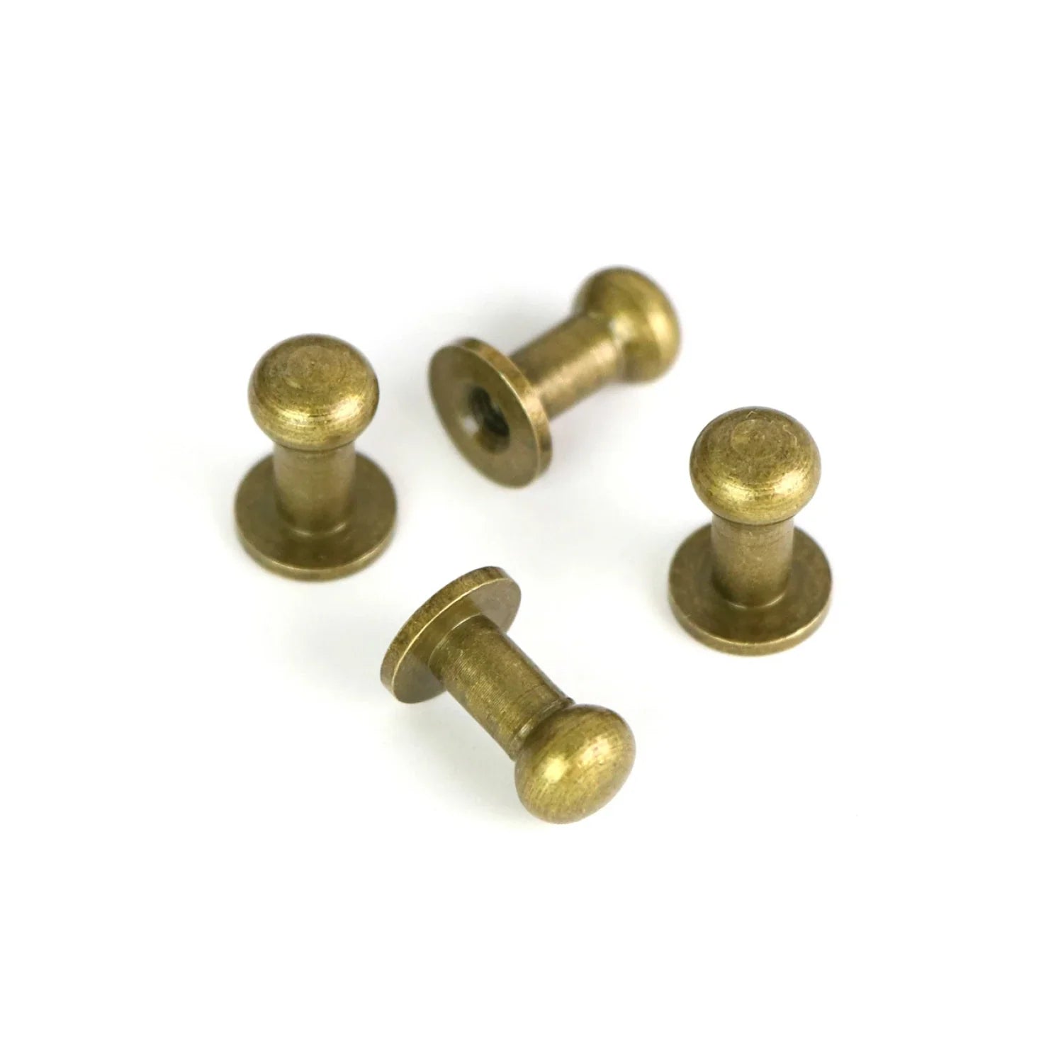 Boutons à tige haute : lot de 4, style antique