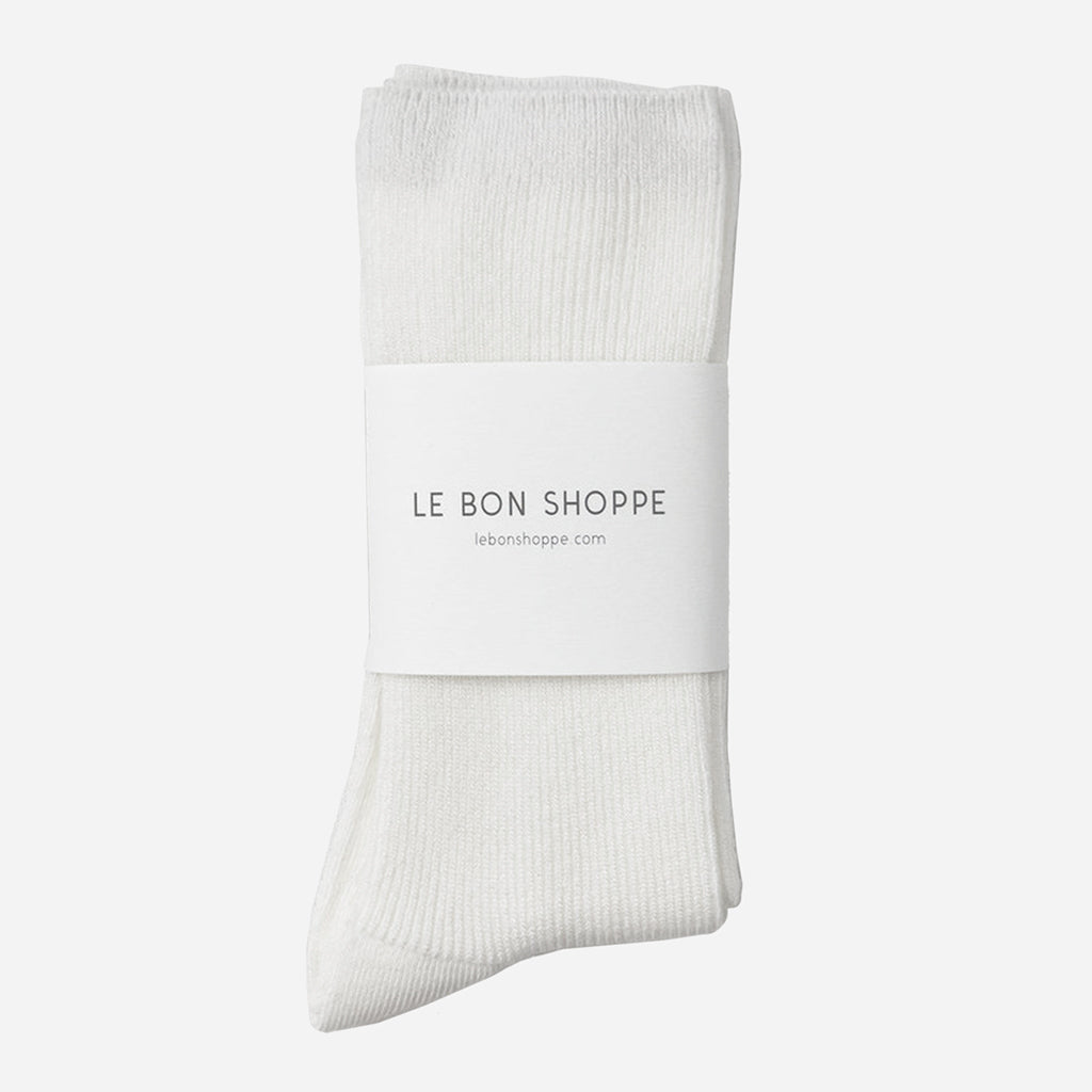 Chaussettes blanches Le Bon Shoppe
