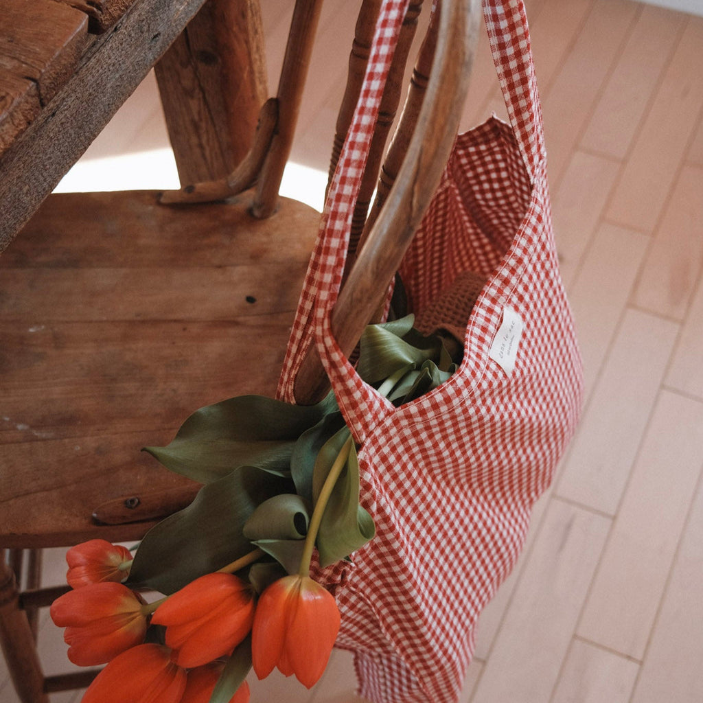 Organic Cotton Tote Bag - Vichy Collection