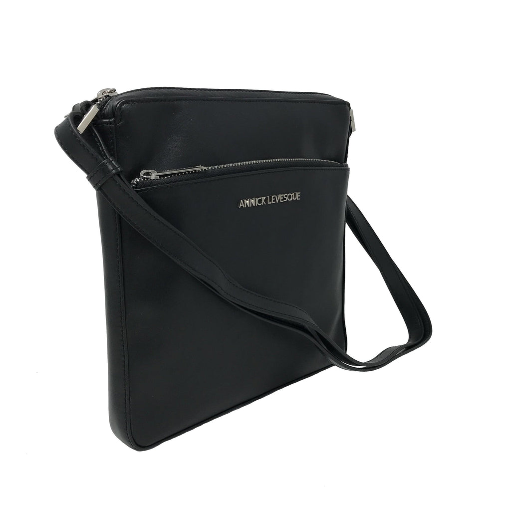 Black Leather Shoulder Bag | Gisèle
