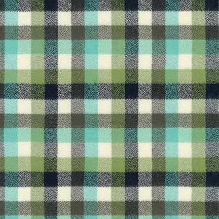 Mammoth Junior Flannel - Sage, 1/4 yard