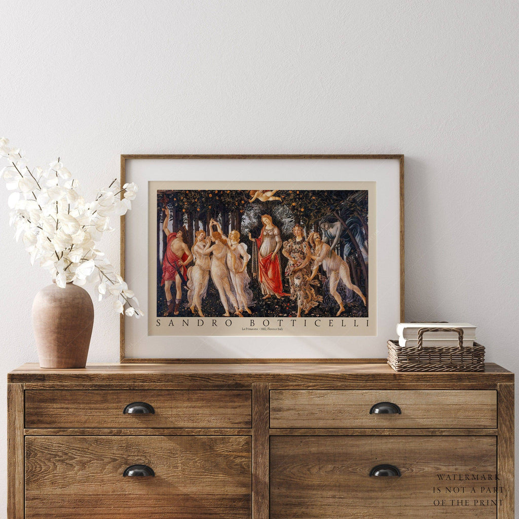Sandro Botticelli La Primavera Art Print – Renaissance Wall Art Poster