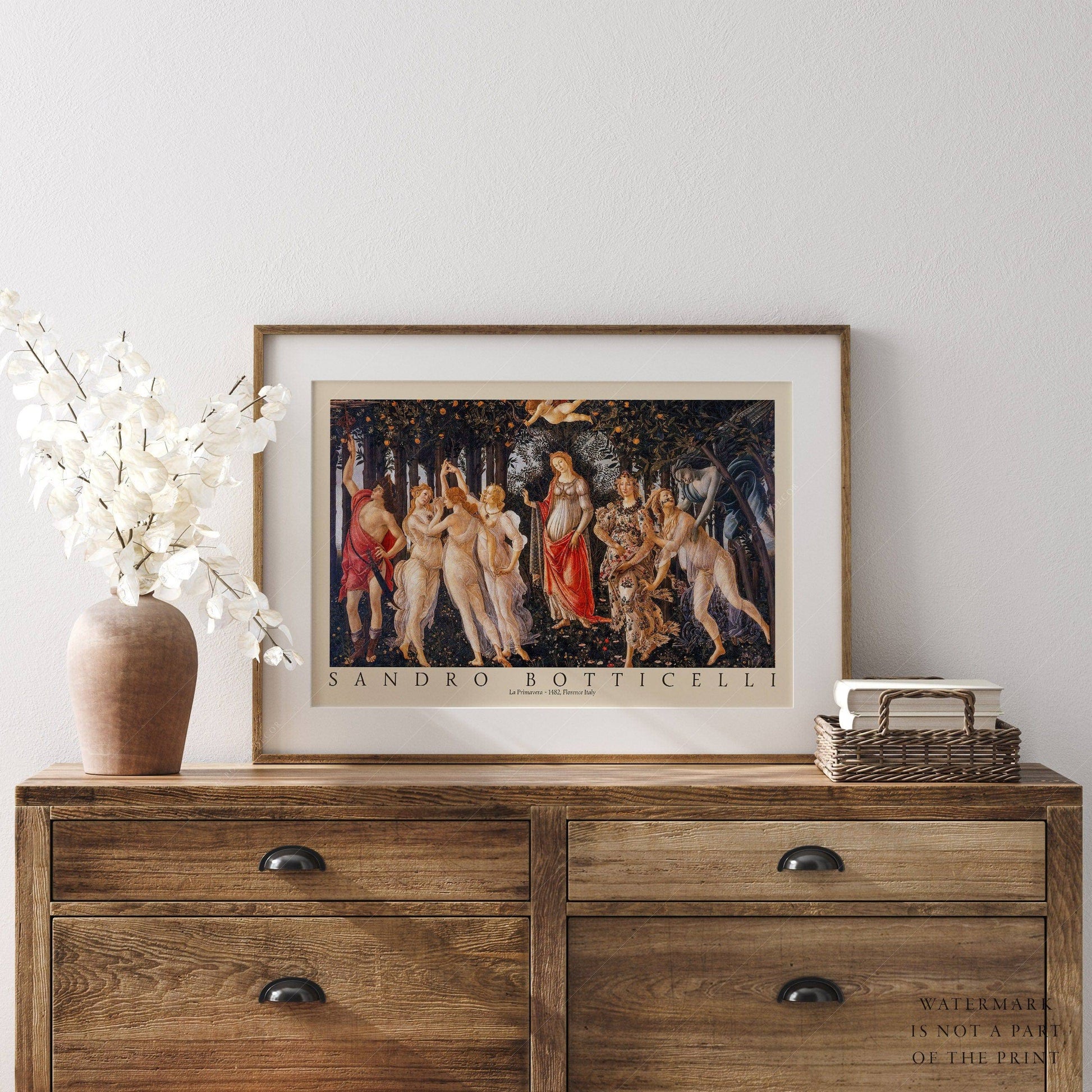 Sandro Botticelli La Primavera Art Print – Renaissance Wall Art Poster