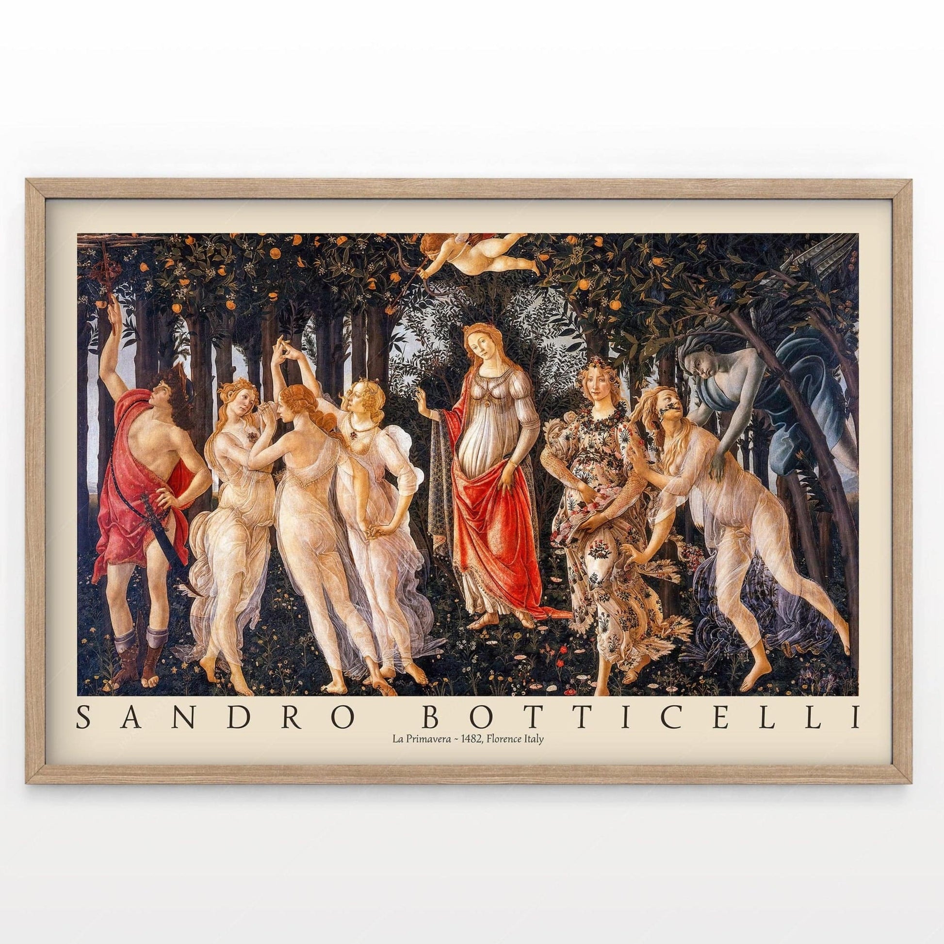 Sandro Botticelli La Primavera Art Print – Renaissance Wall Art Poster