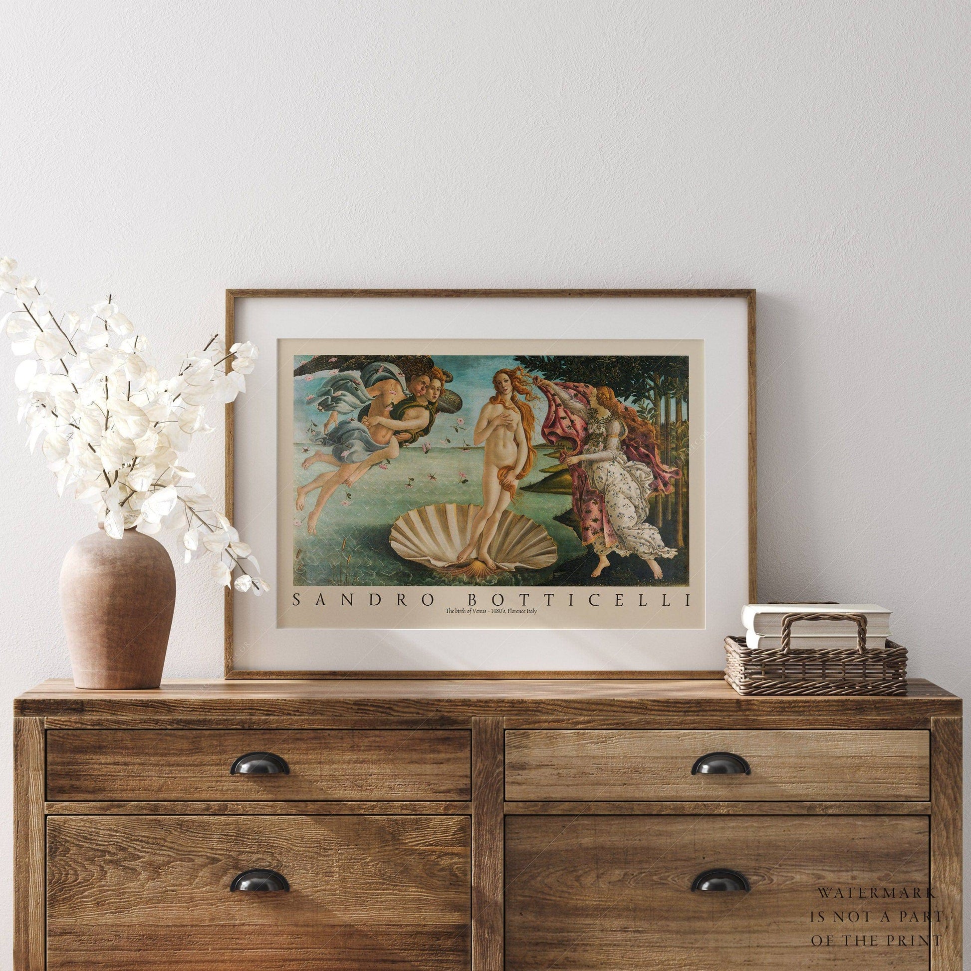 Sandro Botticelli The Birth of Venus Art Print – Renaissance Wall Art